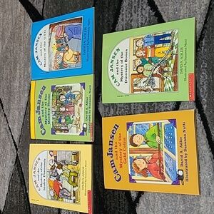 CAM JANSEN 5 PAPERBACK MYSTERIES BOOKS